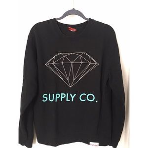 crew neck diamond sweatshirt